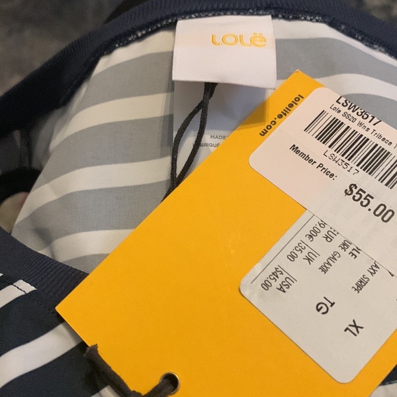 Lole Woman’s Size X-Large Tribeca Tank - Blue NWT - Picture 5 of 5